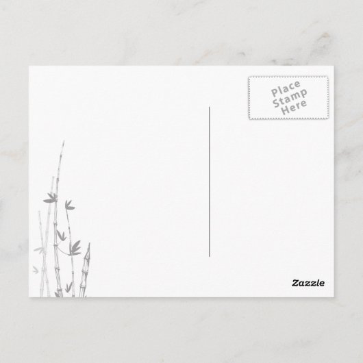 Carte postale Shanghai, Chine (Dos)