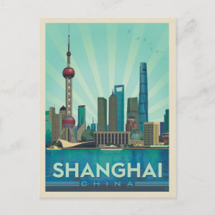 Carte Postale Shanghai, Chine  