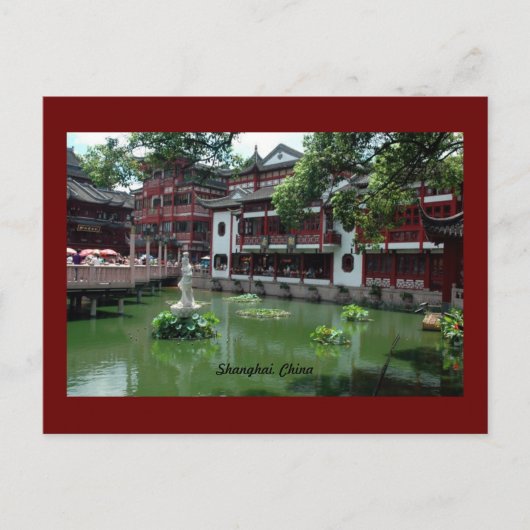 Carte Postale Shanghai, Chine (Devant)