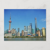 Carte Postale Shanghai, Chine - Vue depuis le Bund (Devant)