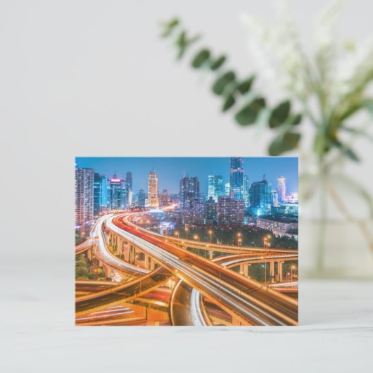 Carte postale Shanghai Overpass 2 (Debout devant)