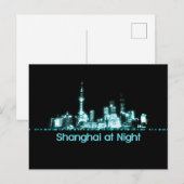 Carte Postale Shanghai Skyline (Devant / Derrière)