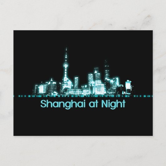 Carte Postale Shanghai Skyline (Devant)