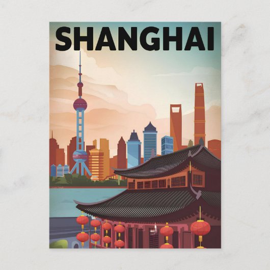 Carte Postale Shanghai vintage (Devant)