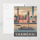 Carte Postale Shanghai vintage (Devant / Derrière)