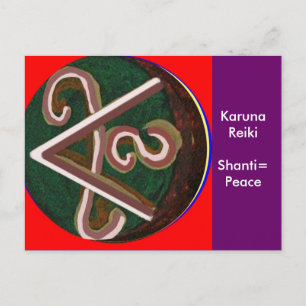 Carte Postale Shanti = Peace