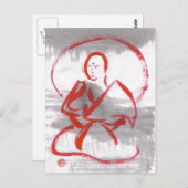 Carte postale Shaolin Monk (Devant / Derrière)