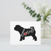 Carte Postale Shar Pei (Sharpei) (Debout devant)