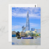Carte postale Shard, Londres Royaume-Uni (Devant / Derrière)
