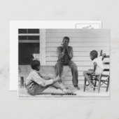 Carte Postale Sharecropper's Children, vers 1935 (Devant / Derrière)