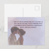Carte Postale Shared Future & Growth Love Quote Postcard | Build (Devant / Derrière)