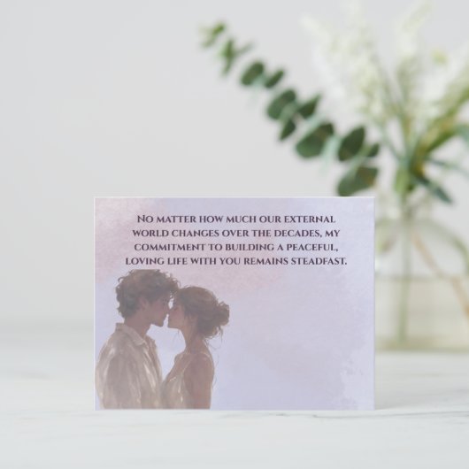 Carte Postale Shared Future & Growth Love Quote Postcard | Build (Debout devant)