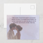 Carte Postale Shared Future & Growth Love Quote Postcard | Build (Devant / Derrière)