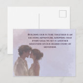 Carte Postale Shared Future & Growth Love Quote Postcard | Build (Devant / Derrière)