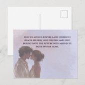 Carte Postale Shared Future & Growth Love Quote Postcard | Build (Devant / Derrière)