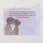 Carte Postale Shared Future & Growth Love Quote Postcard | Build (Devant)