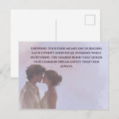 Carte Postale Shared Future & Growth Love Quote Postcard | Build (Devant / Derrière)