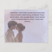 Carte Postale Shared Future & Growth Love Quote Postcard | Build (Devant)