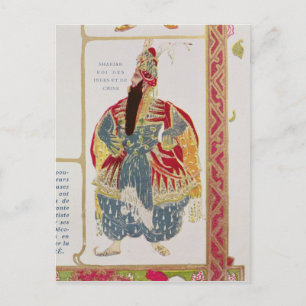 Carte Postale Shariar, roi des Indes et de la Chine