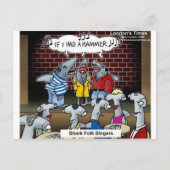Carte Postale Shark Folk Chanteurs Drôle Cadeaux Tee - shirts et (Devant)