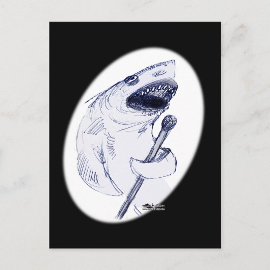 Carte Postale Sharkey Finatra (Devant)