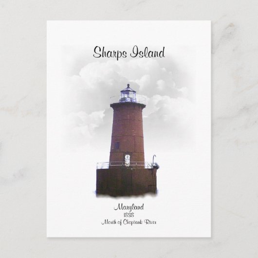 CARTE POSTALE SHARPS ISLAND (Devant)