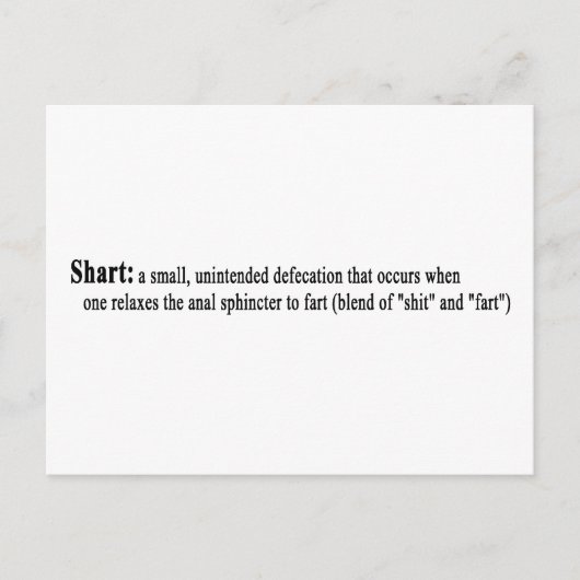 Carte Postale Shart (Devant)