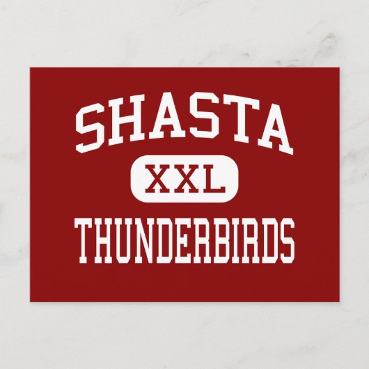 Carte Postale Shasta - Thunderbirds - Middle - Eugene Oregon (Devant)