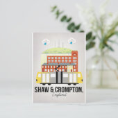 Carte Postale Shaw et Crompton (Debout devant)