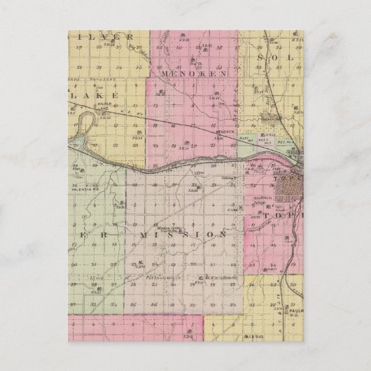 Carte Postale Shawnee County, Kansas (Devant)