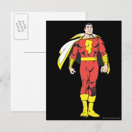 CARTE POSTALE SHAZAM (Devant / Derrière)
