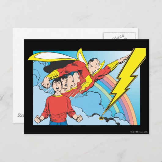 Carte Postale SHAZAM/Billy Batson (Devant / Derrière)