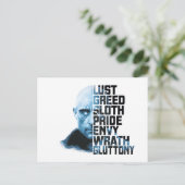 Carte Postale SHAZAM ! | Dr Sivana Sept péchés mortels Graphique (Debout devant)