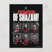 Carte Postale SHAZAM ! Furie des dieux | Puissance du groupe SHA (Devant)