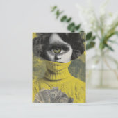 Carte Postale She sees money surreal (Debout devant)