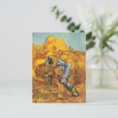 Carte Postale Sheaf Binder (after Millet) by Vincent van Gogh (Debout devant)