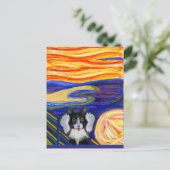 Carte Postale Sheba's Scream, Parody The Scream, Fine Art (Debout devant)