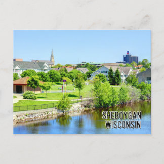 Carte postale Sheboygan Wisconsin Lake
