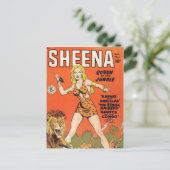 Carte Postale Sheena : Jungle Woman Comic book (Debout devant)