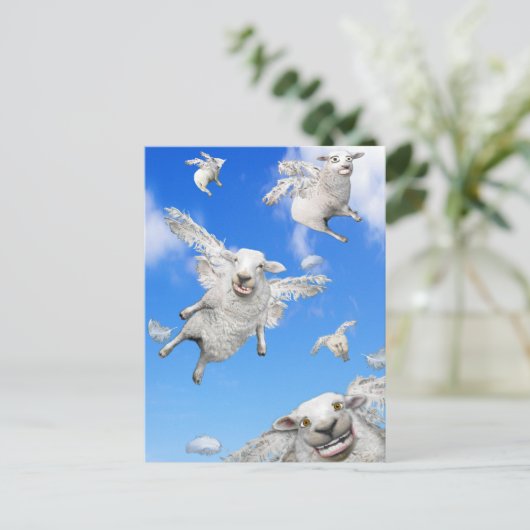 CARTE POSTALE SHEEP 2 VOL (Debout devant)