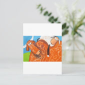 CARTE POSTALE SHEEP DE VACHE HIGHLAND (Debout devant)