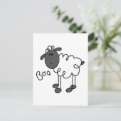 Carte Postale Sheep dit des t-shirts et des cadeaux Baa (Debout devant)