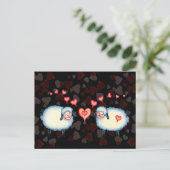 Carte Postale SHEEP & HEARTS par SHARON SHARPE (Debout devant)