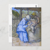 Carte Postale Sheep-Shearers (après Millet), Van Gogh Fine Art (Devant / Derrière)