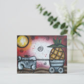 Carte Postale Sheep Wagon, Par Lori Everett (Debout devant)
