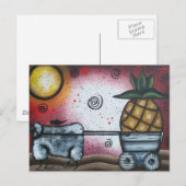 Carte Postale Sheep Wagon, Par Lori Everett (Devant / Derrière)