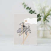 Carte Postale Sheer Motion Muse Glam Fashion Art (Debout devant)