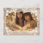 Carte postale Sheer Poinsettia Lace Florals (Devant)