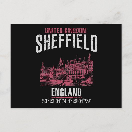 Carte Postale Sheffield (Devant)