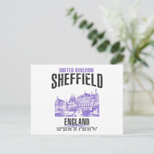 Carte Postale Sheffield (Debout devant)